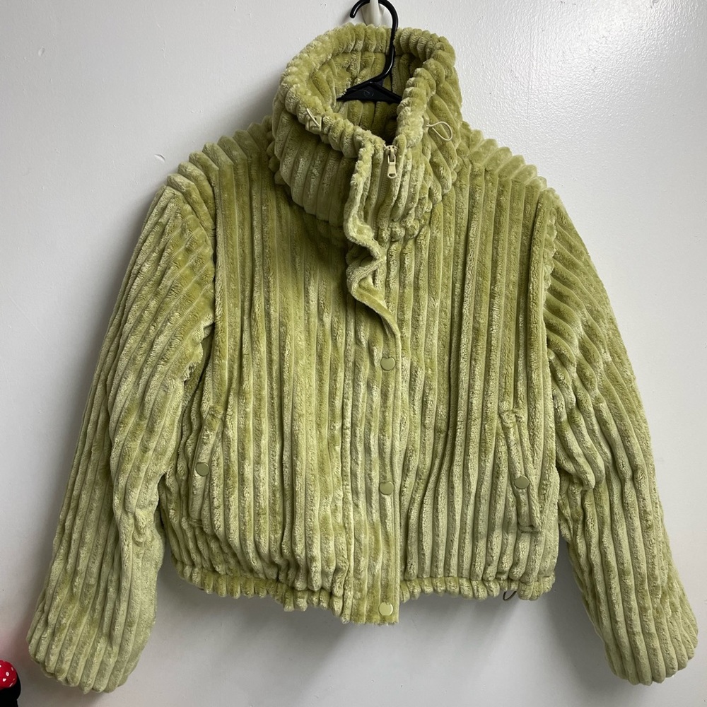 BDG Isla Funnel Neck Corduroy Jacket